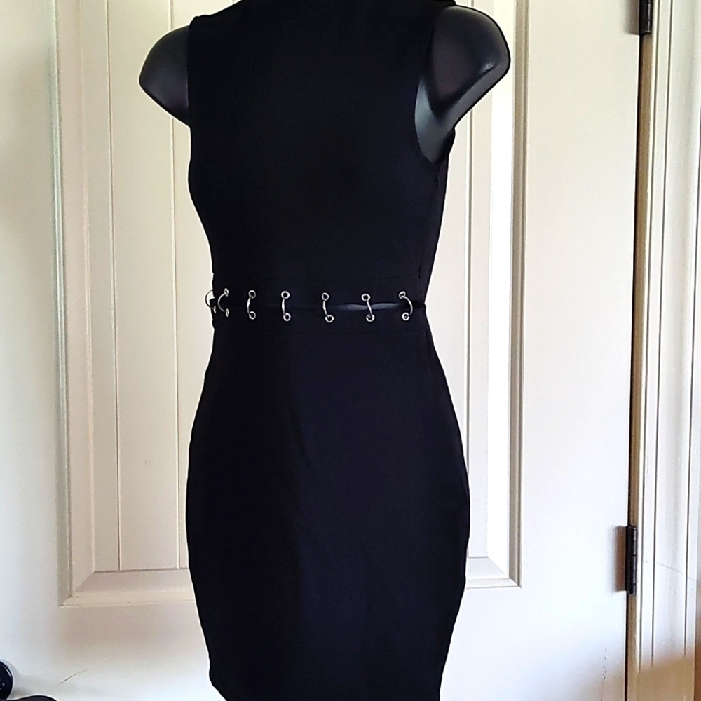 H&M Divided Black Mini Dress Size 4
